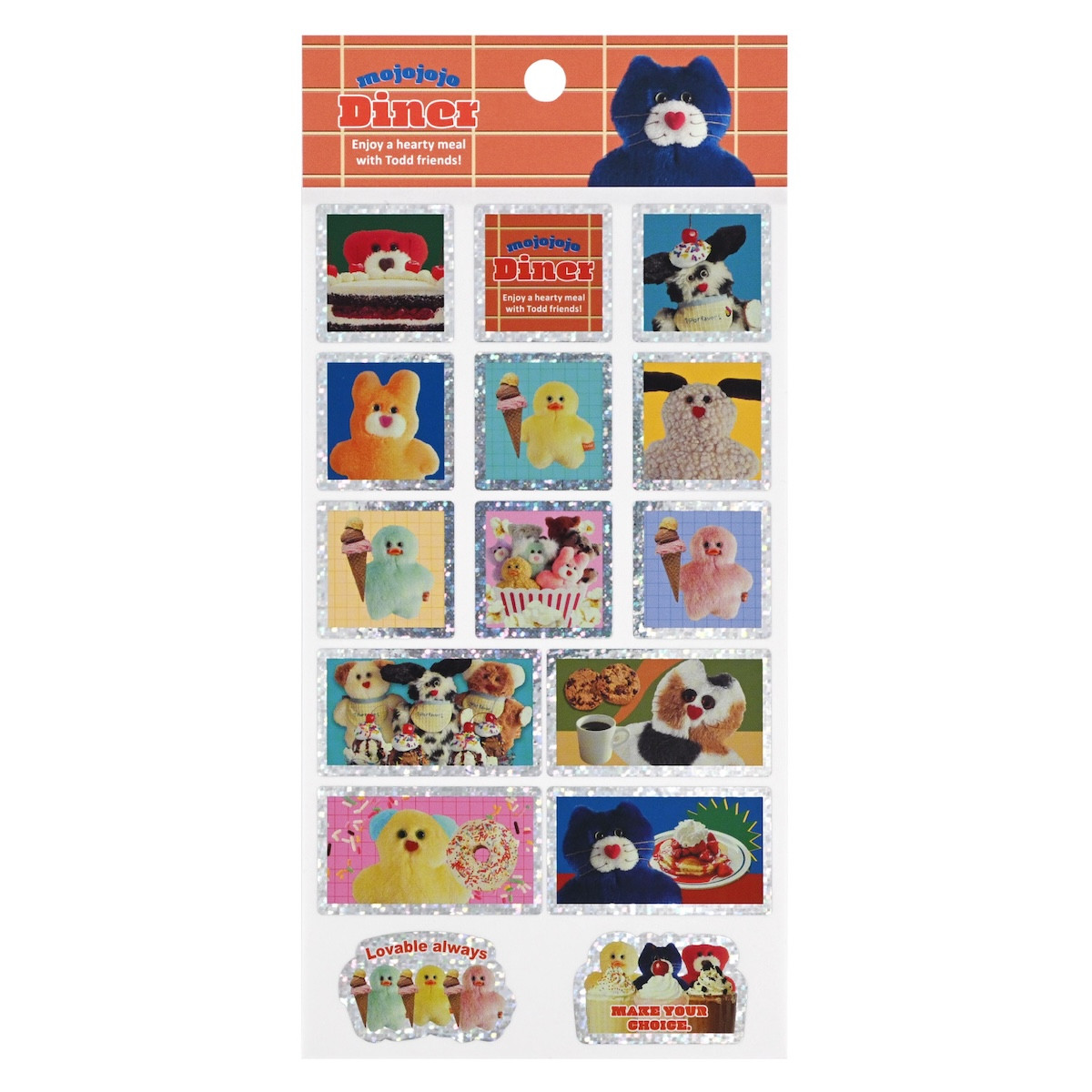 新商品 mojojojo Diner ホログラムシール 尾崎歩美 mojo グッズ