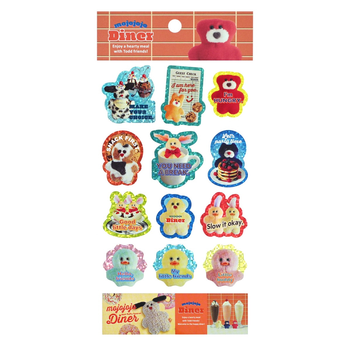 新商品 mojojojo Diner ホログラムシール 尾崎歩美 mojo グッズ