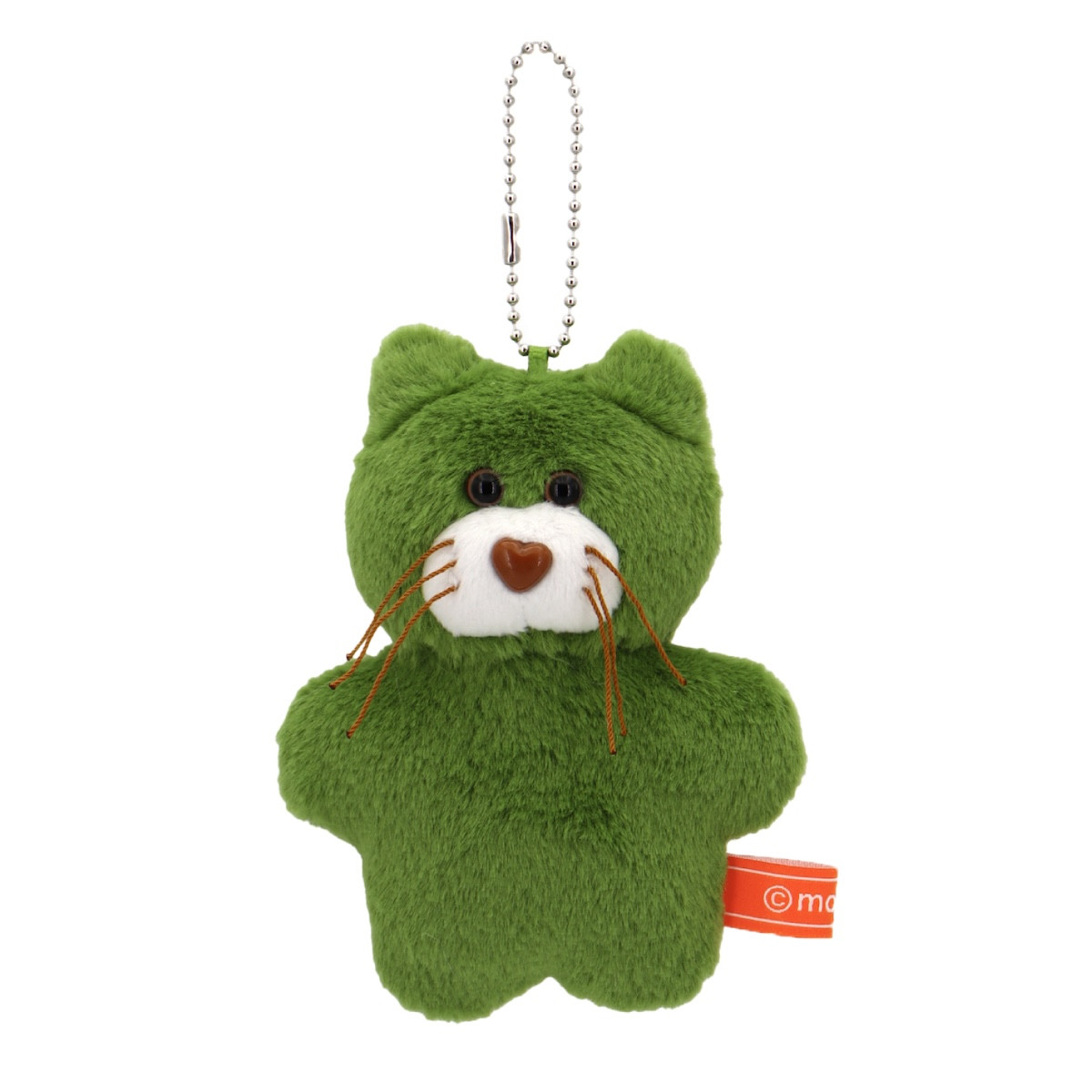 新商品 mojojojo マスコット キーホルダー とり（ピンク）/ ねこ（抹茶