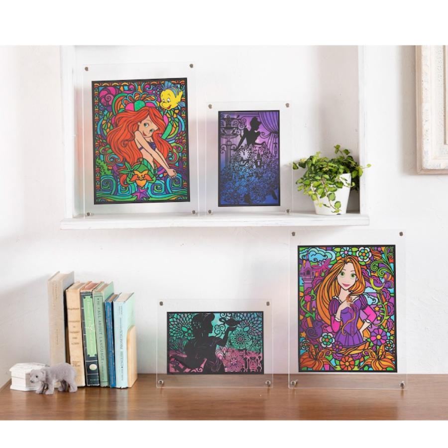 レトロ ディズニー ミニミニスララ 簡単うつし絵＆組み立てバッジ セット 楽天市場】ディズニー ミニレターセット レトロ フラダンス柄