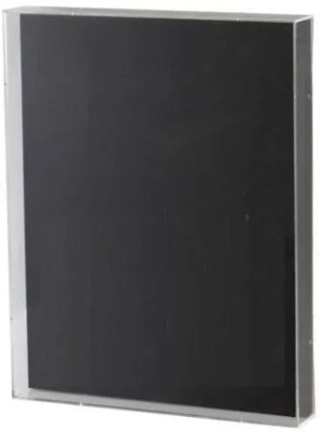 8111 シルバー F6号 (410×318mm) アクリル付 油絵額縁 油彩額縁 油絵額