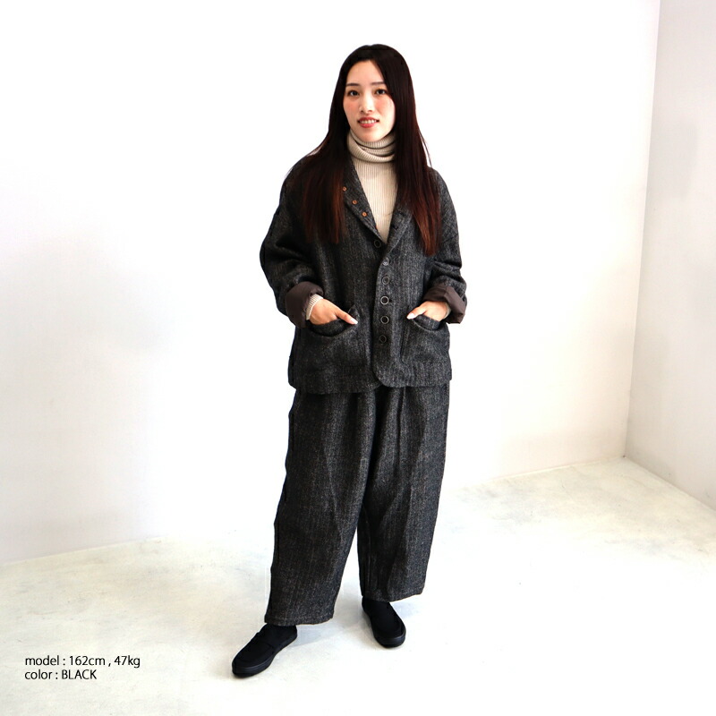 イチアンティークス ICHI Antiquite's ウールコート 生成り イチアンティークス ICHI Antiquite's ウールコート 生成り