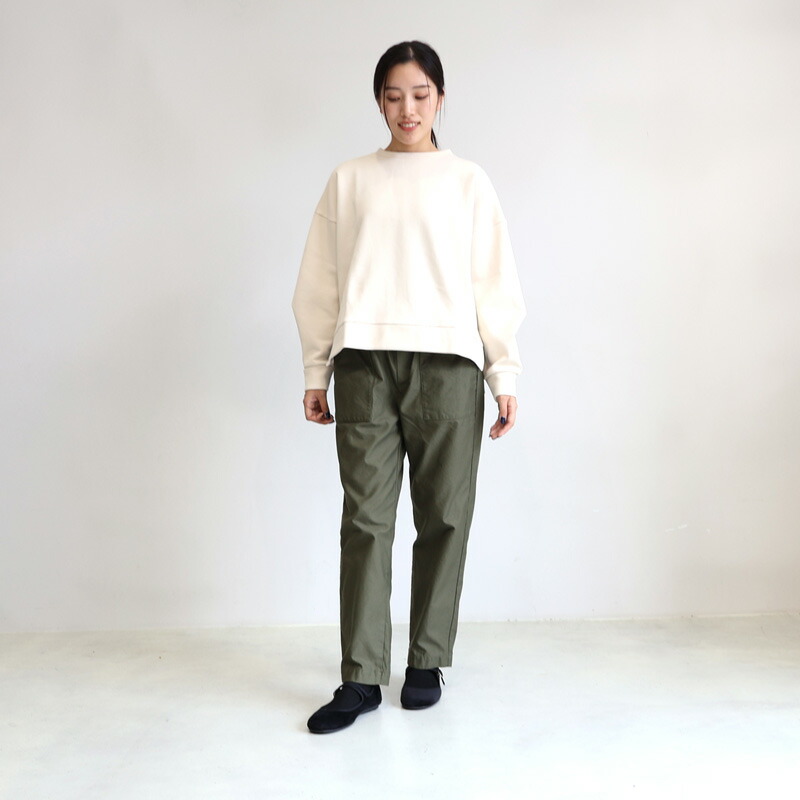 トラバイユマニュアルイージーパンツ TRAVAIL MANUEL トラバイユマニュアル ビスコースプリント