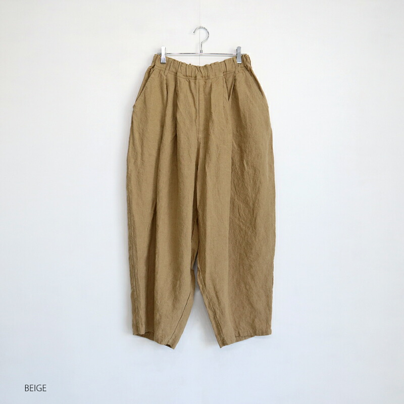 イチ アンティークス リネンデニム サルエルパンツ イージー