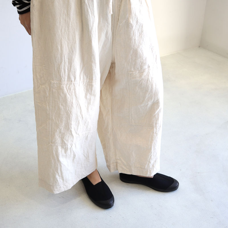 ICHI Antiquites イチアンティークス 東炊きワイドパンツ 900926