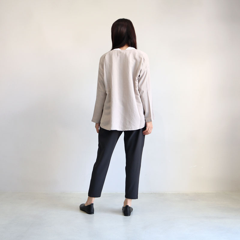 evam eva エヴァムエヴァ コットンナロータックパンツ 卒業式