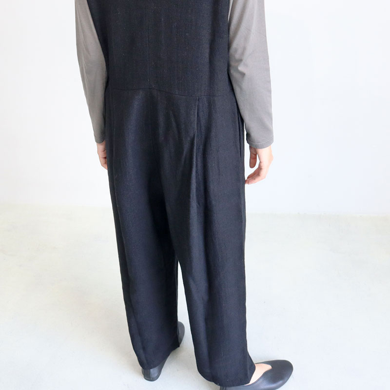 evam eva リネンオールインワン evam eva リネンオールインワン evam eva｜linen all-in-one