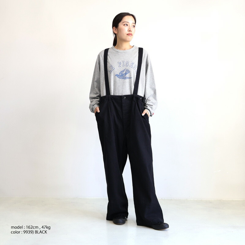 ARMEN アーメン コットンウールサスペンダーアジャスタータック