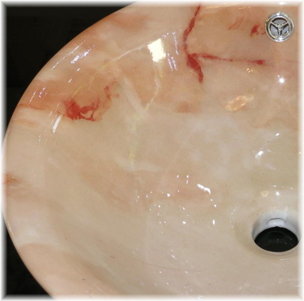 豪華 洗面ボウル 大理石調 デザインシンク 洗面台 トイレ 水周り WB-07