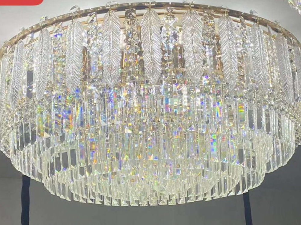 PSE認証 オーダーシャンデリア 超豪華 大型 LED クリスタル 