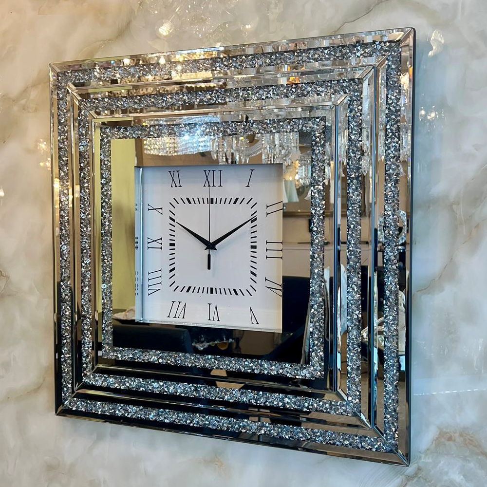 豪華なデザイン ミラー装飾 壁掛け時計 アナログ【送料無料！】振り子時計 時計 壁掛け 壁掛け時計 時計 ウォッチ 壁時計 掛け時計 ウォールクロック 安い 北欧