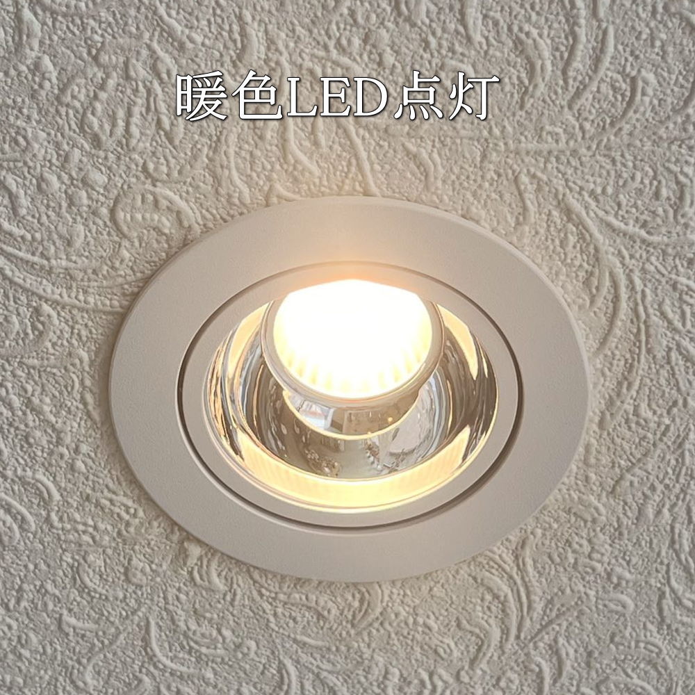ダウンライト 15ワット led 調光機能付き LED シルバー ゴールド 暖色 白色 角度調整可 シンプル おしゃれ 安い 北欧 ...
