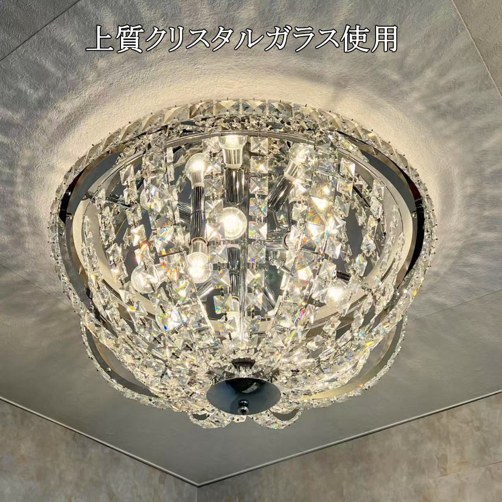 豪華 クリスタルシャンデリア 円形
