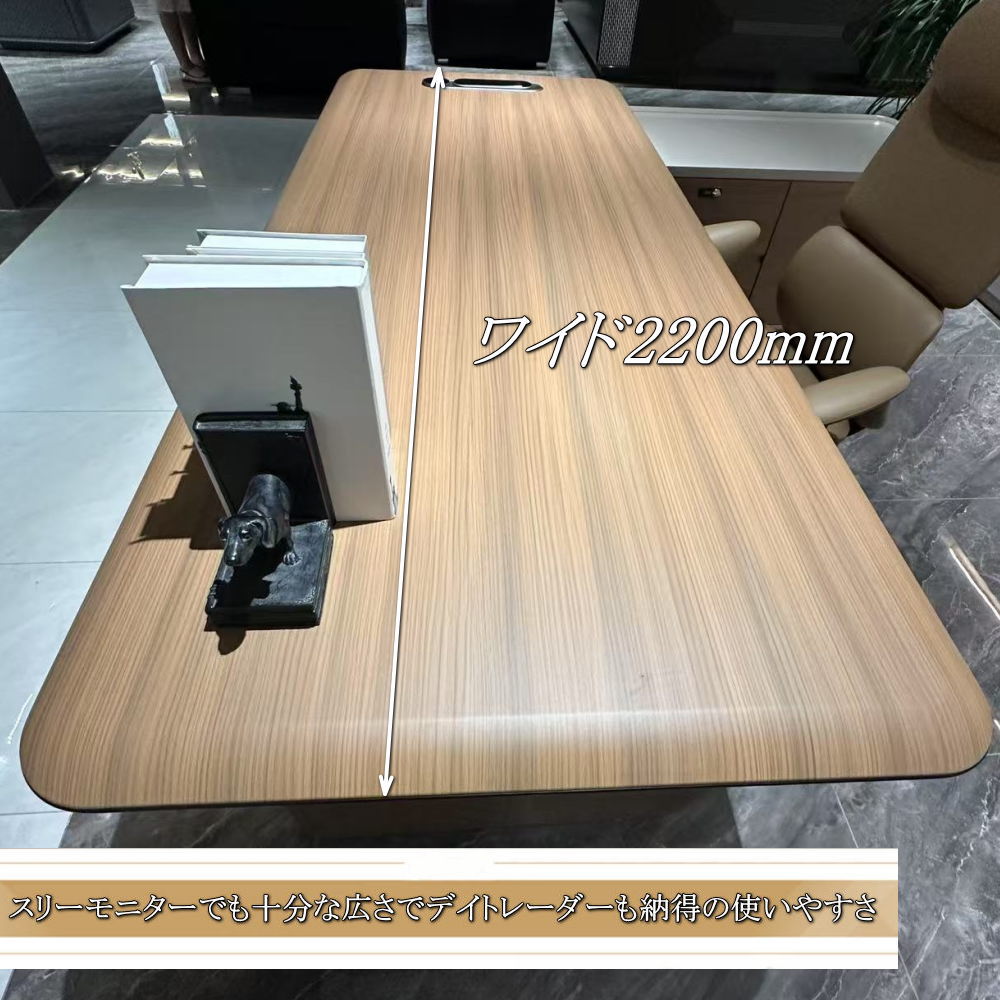 送料無料 オーダーメイド 豪華！大型 高級 オーナーデスク パソコン 