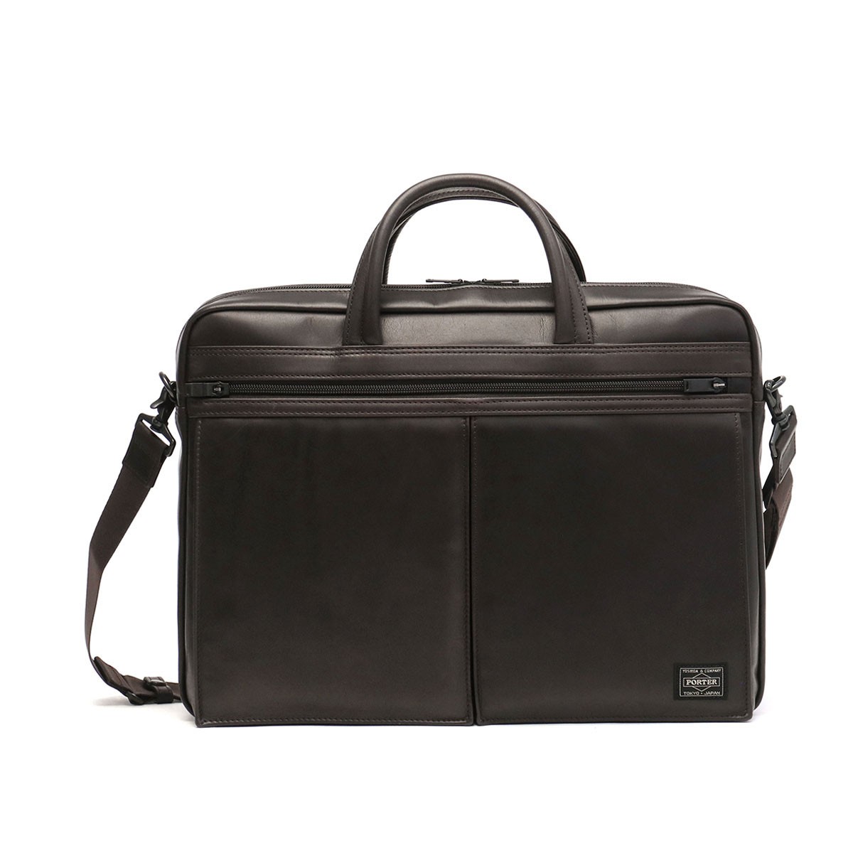 ポーター アメイズ 2WAYブリーフケース 022-03784 ビジネスバッグ 吉田カバン PORTER ショルダー AMAZE 2WAY  BRIEFCASE A4 本革 ビジネス 通勤 出張 メンズ