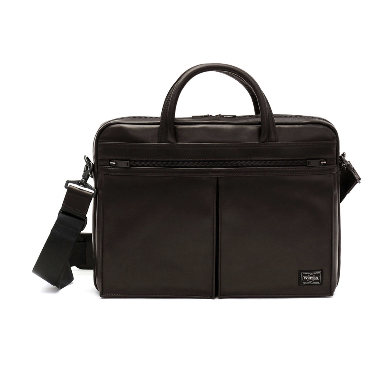 ポーター アメイズ 2WAYブリーフケース 022-03787 ビジネスバッグ 吉田カバン PORTER AMAZE 2WAY BRIEFCASE A4 本革 ビジネス 通勤 出張 ショルダー メンズ｜galleria-onlineshop｜02