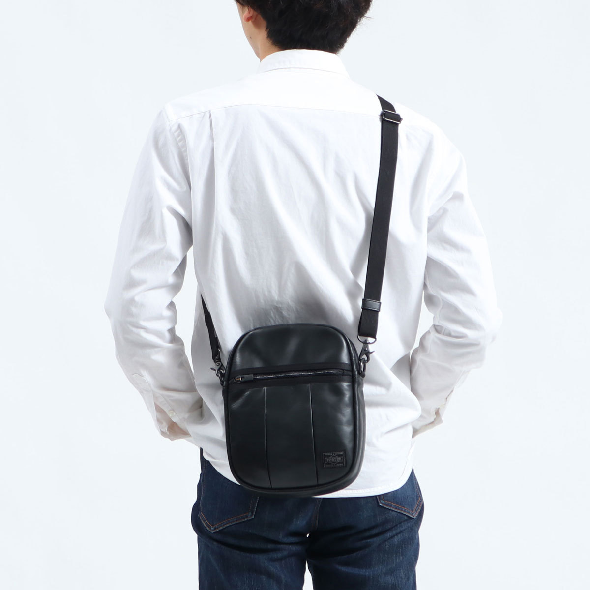 美品】PORTER ALOOF（アルーフ）本革 レザー ワンショルダーバッグ