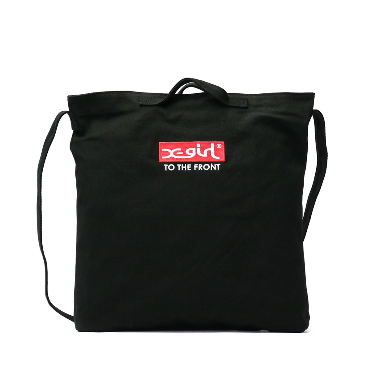 エックスガール バッグ X-girl トートバッグ BOX LOGO 2WAY TOTE 2way