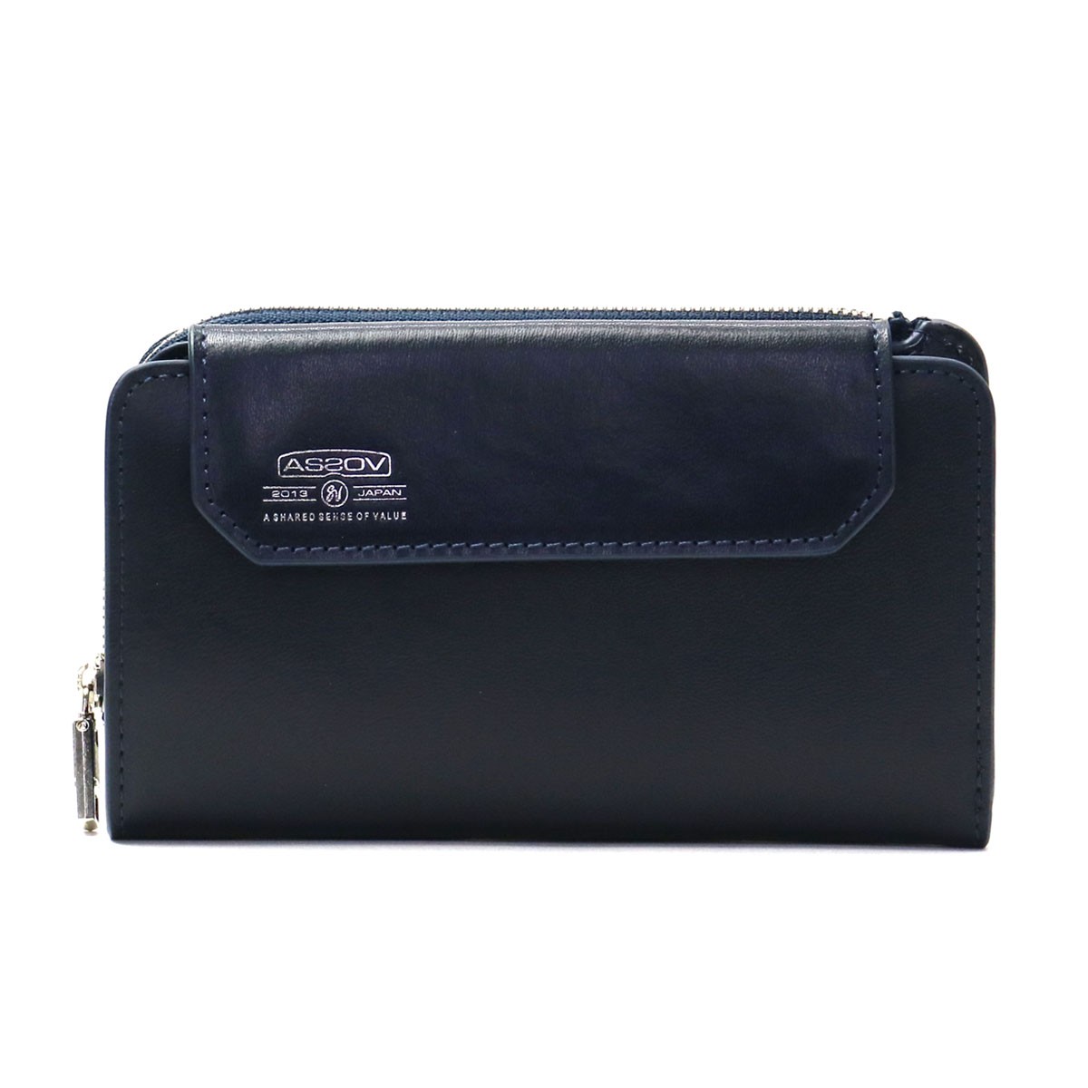 最大28%★4/9限定 アッソブ 財布 二つ折り財布 AS2OV レザー LEATHER MOBILE WALLET モバイルウォレット ASSOV  081601