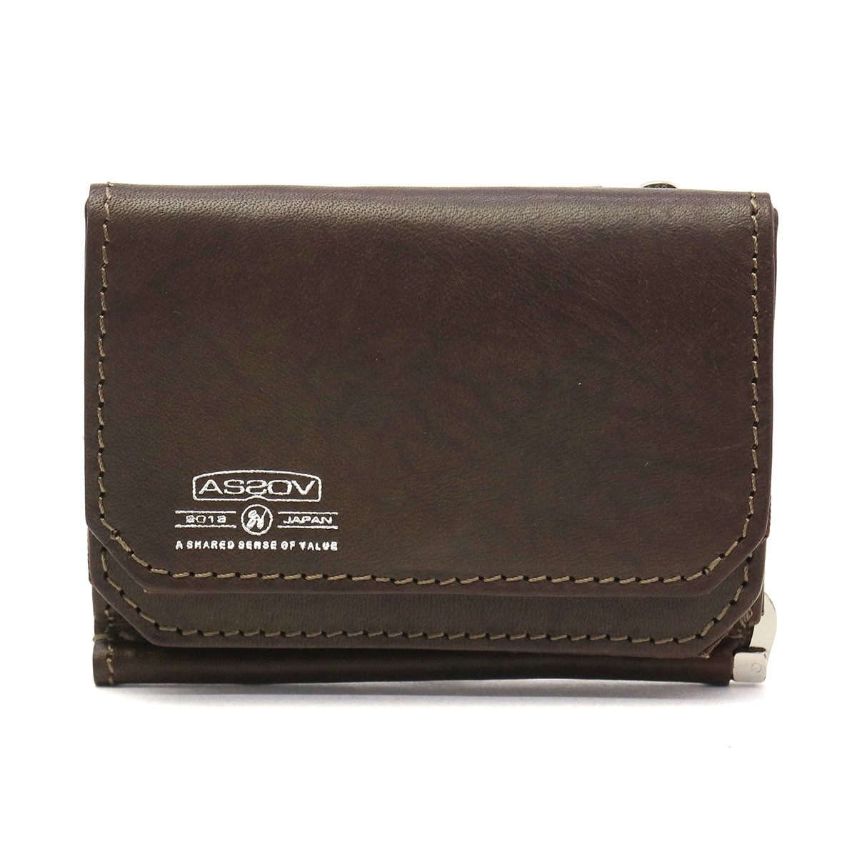 メンズファッション 財布、帽子、ファッション小物 最大18%☆5/25迄 アッソブ 財布 AS2OV マネークリップ レザー LEATHER 