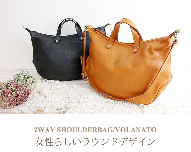 CI-VA チーバ 2WAY ショルダーバッグ VOLANATO 斜め掛け 革 レディース