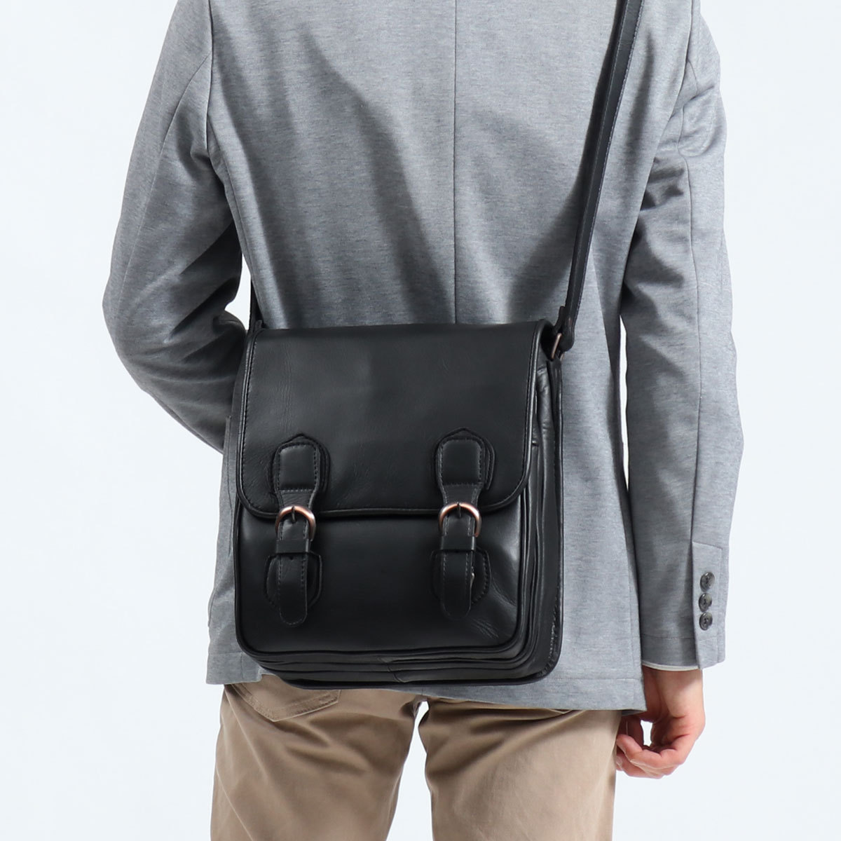 ポーター バロン ショルダーバッグ 206-02584 吉田カバン PORTER BARON SHOULDER BAG メンズ レディース b5 B5 ポーチ付き 斜めがけ 革 本革｜galleria-onlineshop｜02