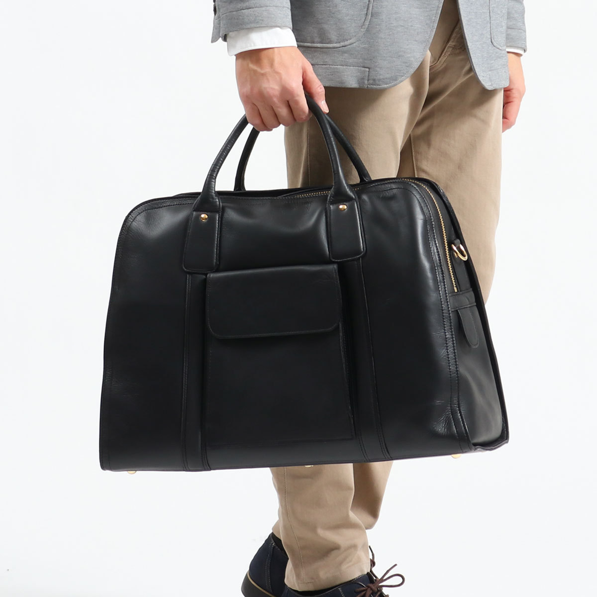 ポーター バロン 2WAYボストンバッグ 206-04228 ボストンバッグ 吉田カバン PORTER BARON 2WAY BOSTON BAG 旅行バッグ ショルダー 斜めがけ 大きめ 本革｜galleria-onlineshop