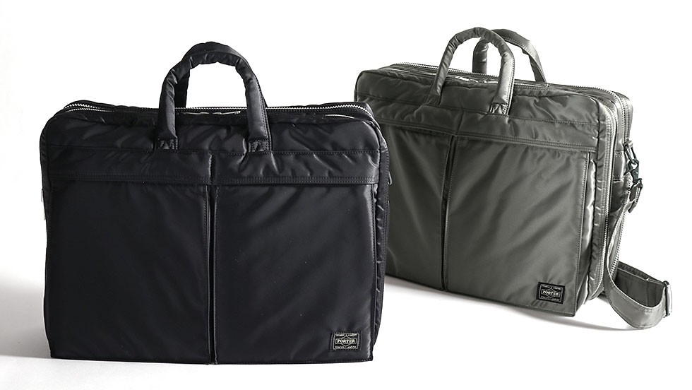 ポーター タンカー 2WAYブリーフケース 622-77136 ビジネスバッグ 吉田カバン PORTER TANKER 2WAY BRIEFCASE  A4 B4 マチ拡張 ショルダー 通勤 出張 メンズ