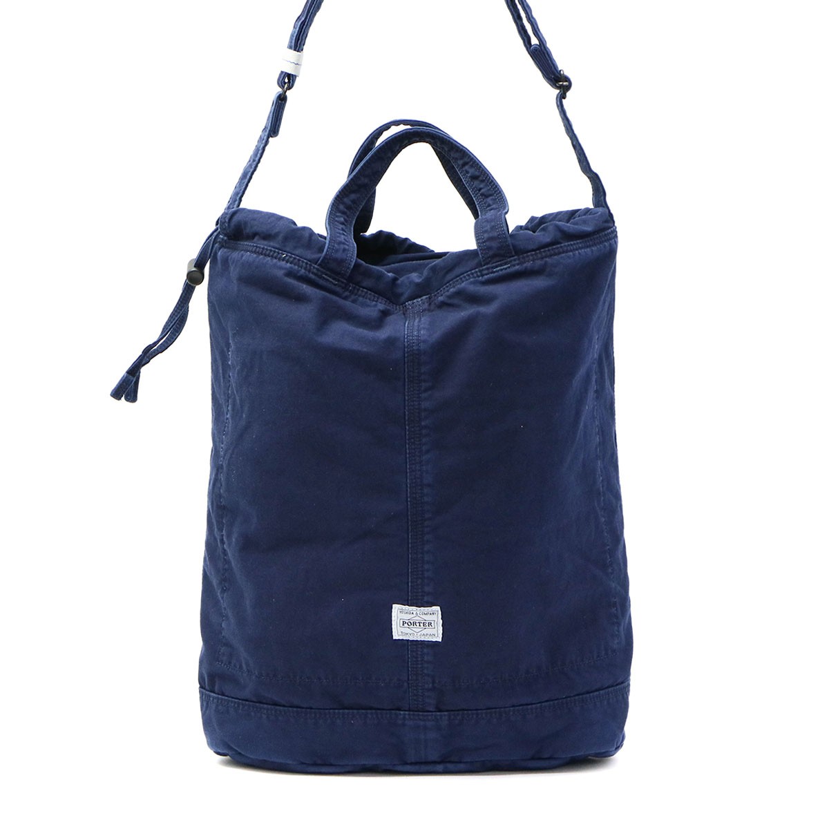 ポーター ディープブルー 2WAYショルダーバッグ 630-06522 吉田カバン PORTER DEEP BLUE 2WAY SHOULDER  BAG メンズ レディース A4 大きめ 斜めがけ