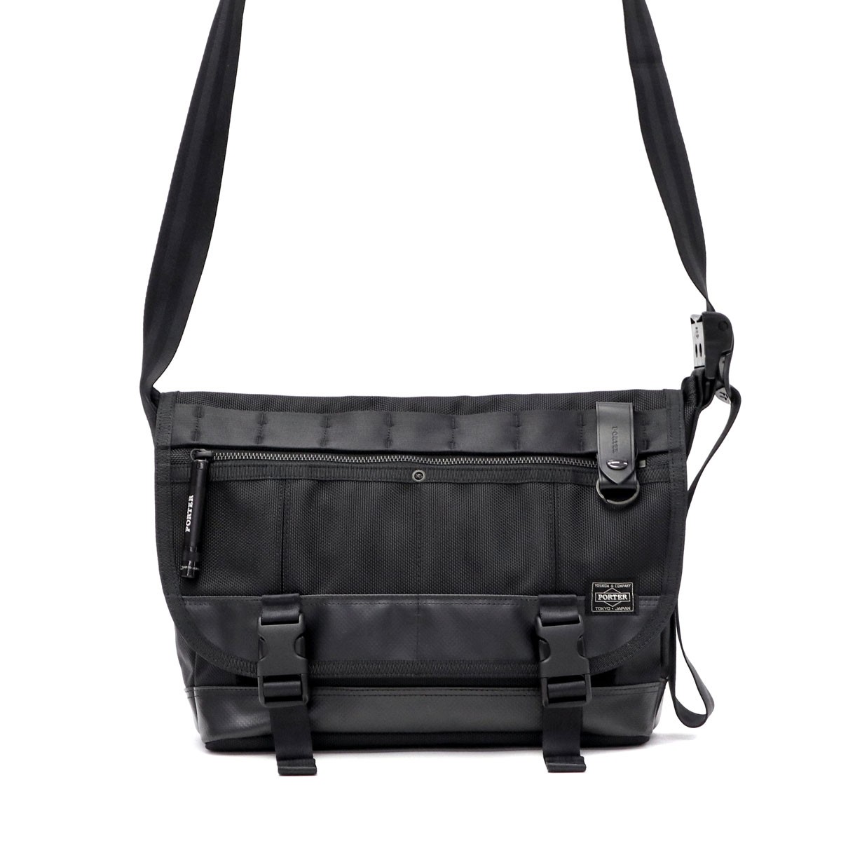 ポーター ヒート メッセンジャーバッグ(S) 703-07968 ショルダーバッグ 吉田カバン PORTER HEAT MESSENGER BAG(S) メンズ 斜めがけ A4 ブランド ナイロン 50代｜galleria-onlineshop｜02