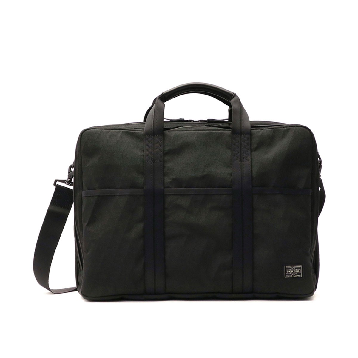 ポーター ハイブリッド 2WAYブリーフケース 737-09204 ビジネスバッグ 吉田カバン PORTER HYBRID 2WAY BRIEFCASE ショルダー 通勤 ビジネス 軽量 軽い 防水 A4｜galleria-onlineshop｜02