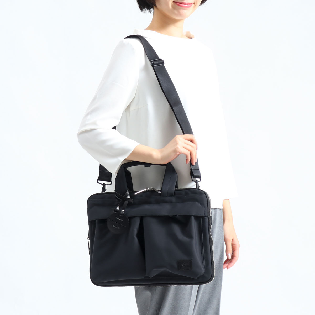 ポーター レン 2WAYブリーフケース 833-16175 ビジネスバッグ 吉田カバン PORTER WREN 2WAY BRIEFCASE 通勤  A4 レディース 軽量 日本製 拡張