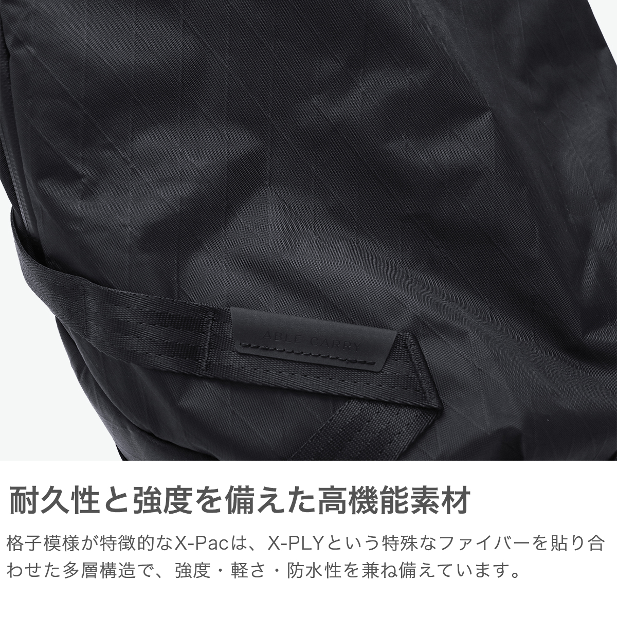 最大33%☆4/24限定 正規品3年保証 ABLE CARRY リュック メンズ