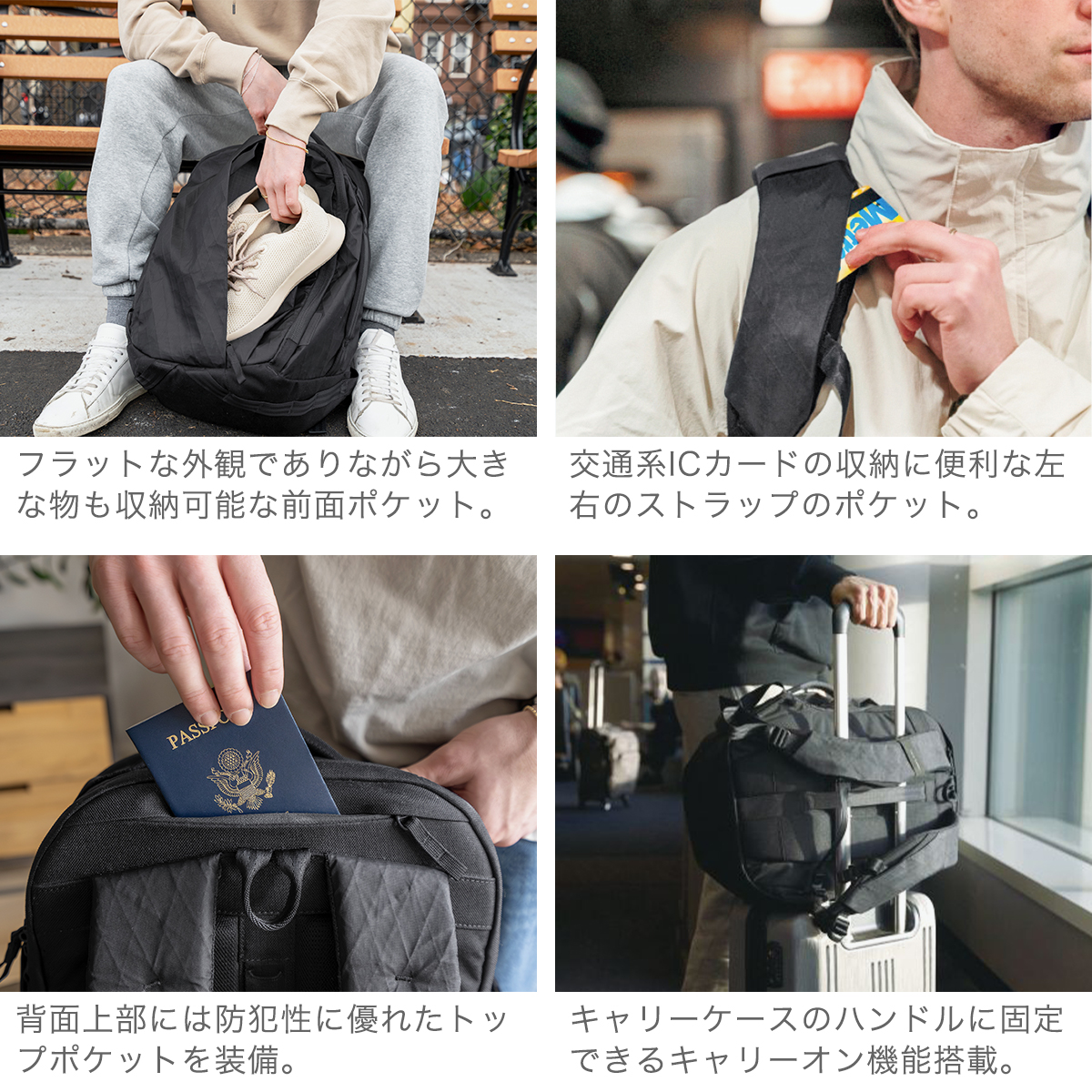 最大33%☆4/24限定 正規品3年保証 ABLE CARRY リュック メンズ