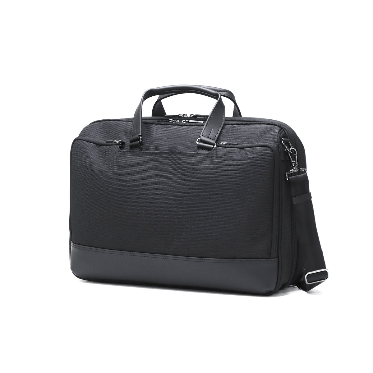 【美品】ACE エースジーン ビジネスバッグ 2way 大容量 ブラック　出張 美品 エースジーン 多機能 ビジネスバッグ 大容量 容量変更可能