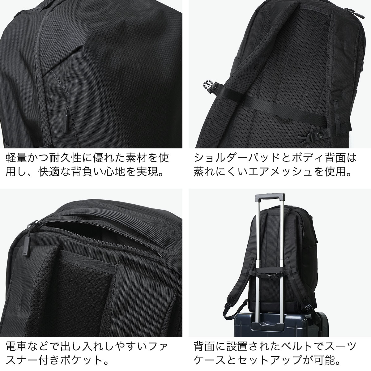 ace.GENE エースジーン ビジネスリュック リュックサック 撥水