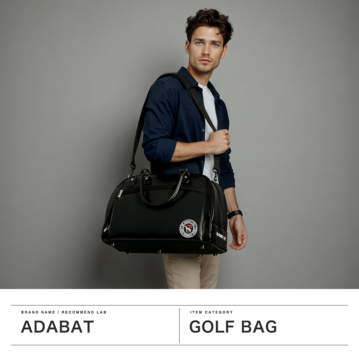 アダバット ボストンバッグ メンズ 大容量 ブランド adabat