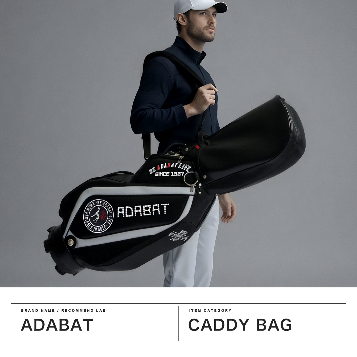 楽天市場】アダバット adabat メンズ レディース キャディバッグ