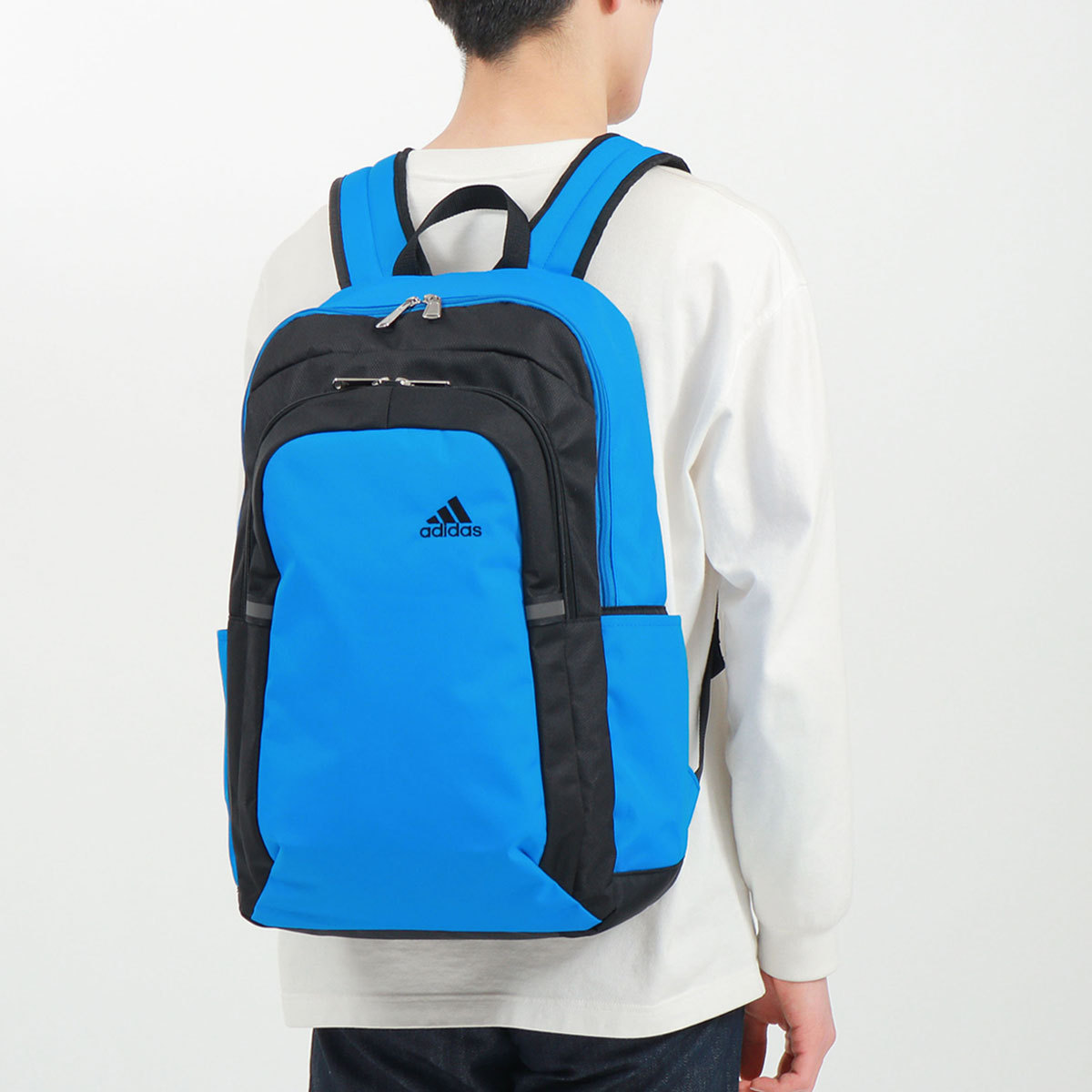 最大40%★1/5限定 アディダス リュック adidas リュックサック 27L 通学 バックパック B4 軽量 大容量 中学生 高校生 男子 女子  メンズ レディース 63365