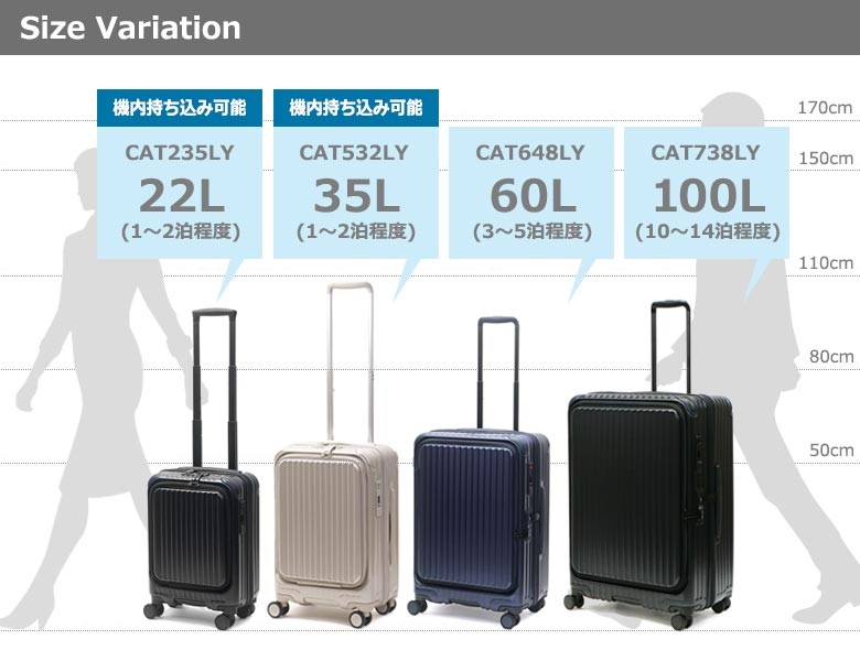 正規品2年保証 カーゴ スーツケース CARGO 機内持ち込み Sサイズ AiR 