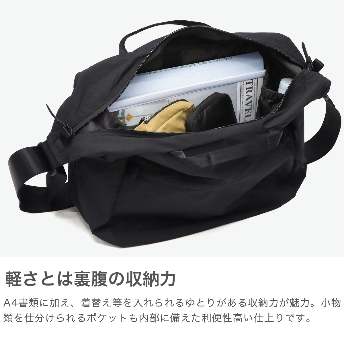 牧*介様 ANew ブラック ナイロンバッグ ANINSANE アンインセイン ショルダーバッグ メンズ レディース
