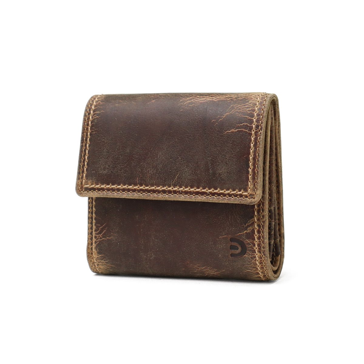 【新品未使用タグ付き】BAGGY PORT ブラウン二つ折り財布 BAGGY PORT 最大55%☆9/5限定 バギーポート 財布 二つ折り財布