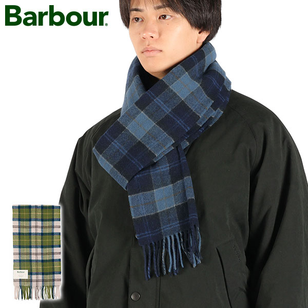 Barbour ウール カシミアタータンチェック マフラー Barbour（バブアー） 最大42%☆12/22限定 マフラー メンズ レディース