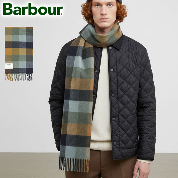 Barbour（バブアー） 最大42%☆1/13限定 マフラー チェック メンズ