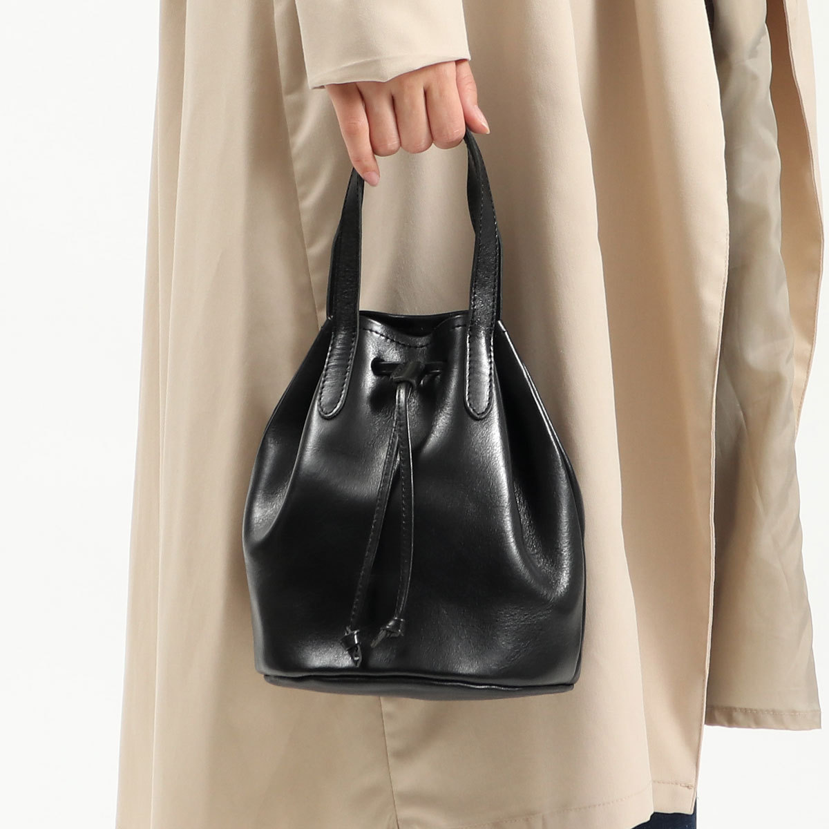 ブランクレ blancle トートバッグ NUME SHRINK BASIC MINI PURSE TOTE