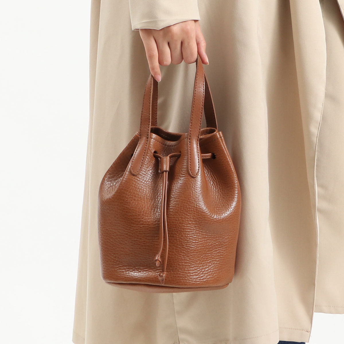 ブランクレ blancle トートバッグ NUME SHRINK BASIC MINI PURSE TOTE