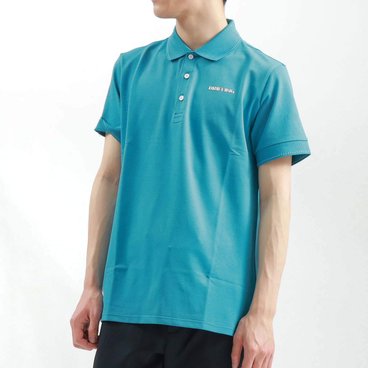 セール20%OFF 日本正規品 ブリーフィング ゴルフ ウェア BRIEFING GOLF MENS BASIC POLO ポロシャツ ゴルフウェア  半袖 ゴルフウェア メンズ BBG221M01