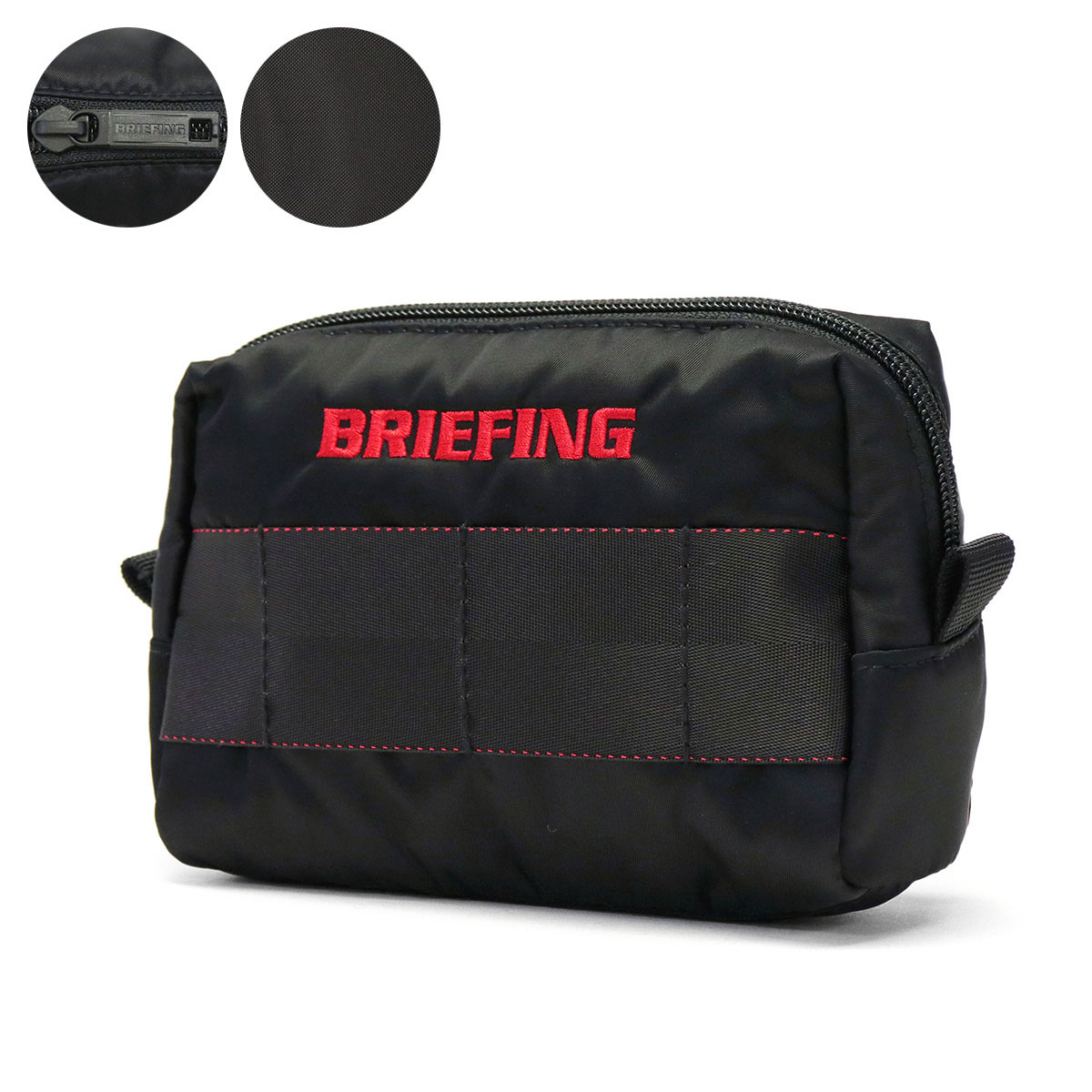 最大36%★5/7限定 日本正規品 ブリーフィング ゴルフ ポーチ BRIEFING GOLF MK POUCH M ECO TWILL ゴルフポーチ  ナイロン ラウンドポーチ BRG223G50