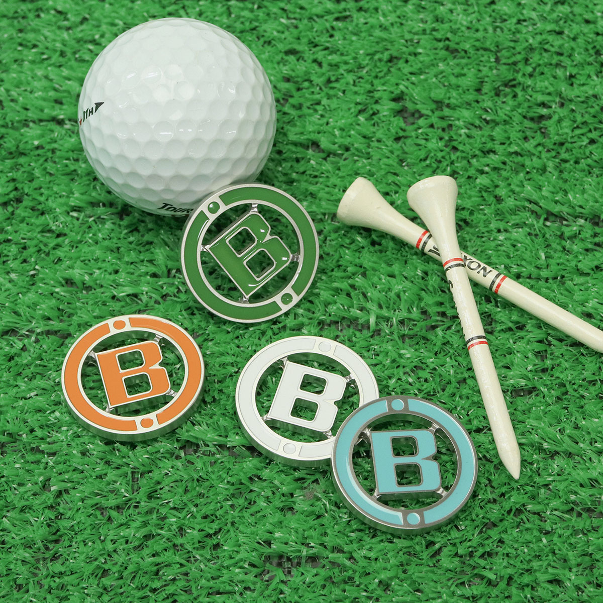 BRIEFING ゴルフマーカー ホワイト BRIEFING GOLF ゴルフマーカー｜ラウンド用品、アクセサリー