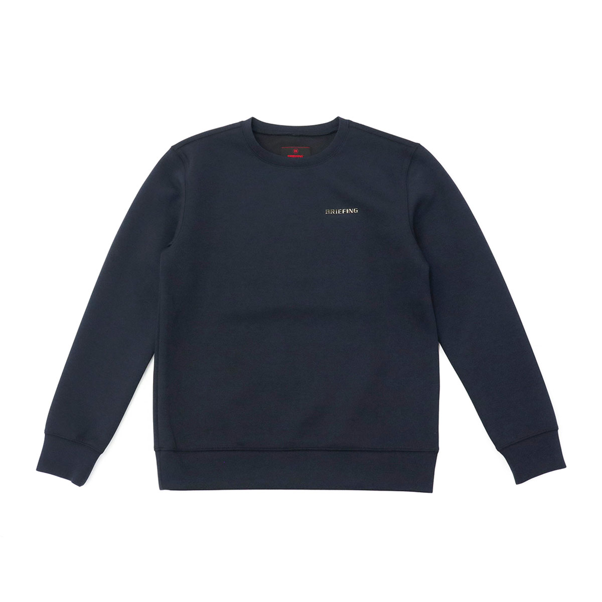 セール20%OFF 日本正規品 ブリーフィング ゴルフ ウェア BRIEFING GOLF MENS WARM 3D LOGO CREW NECK  クルーネック メンズ 長袖 厚手 秋冬 BRG223M49